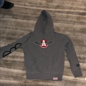 Ace Trucks grey hoodie made by diamond